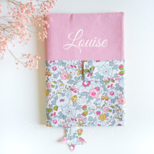 Protège Carnet de santé liberty betsy porcelaine version rose