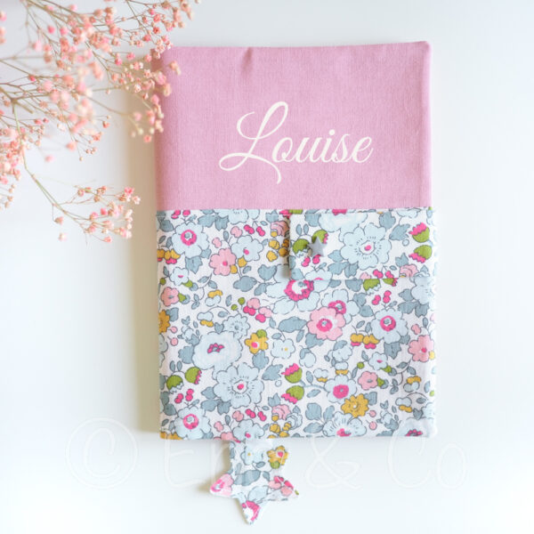 Protège Carnet de santé liberty betsy porcelaine version rose